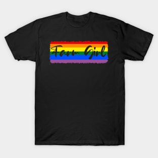 Rainbow Farm Girl T-Shirt